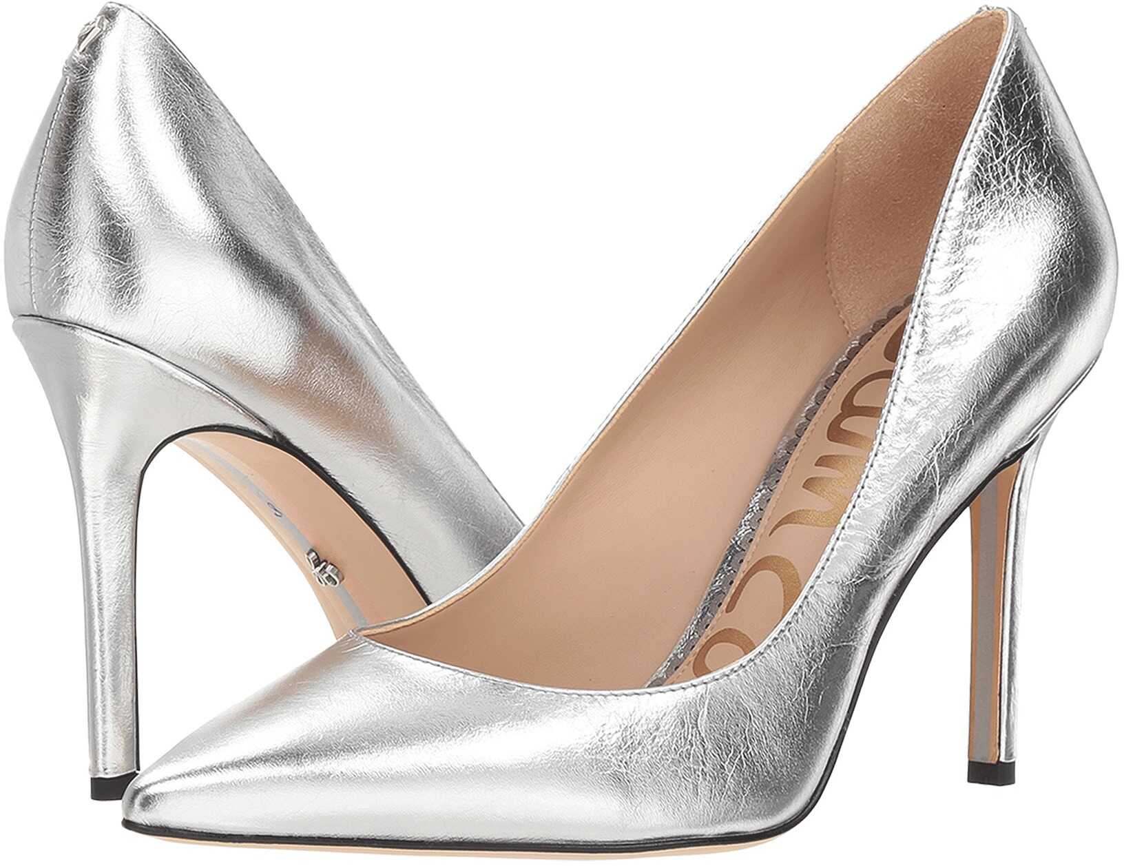 Pantof Sam Edelman Hazel Soft Silver Metallic Distressed Leather