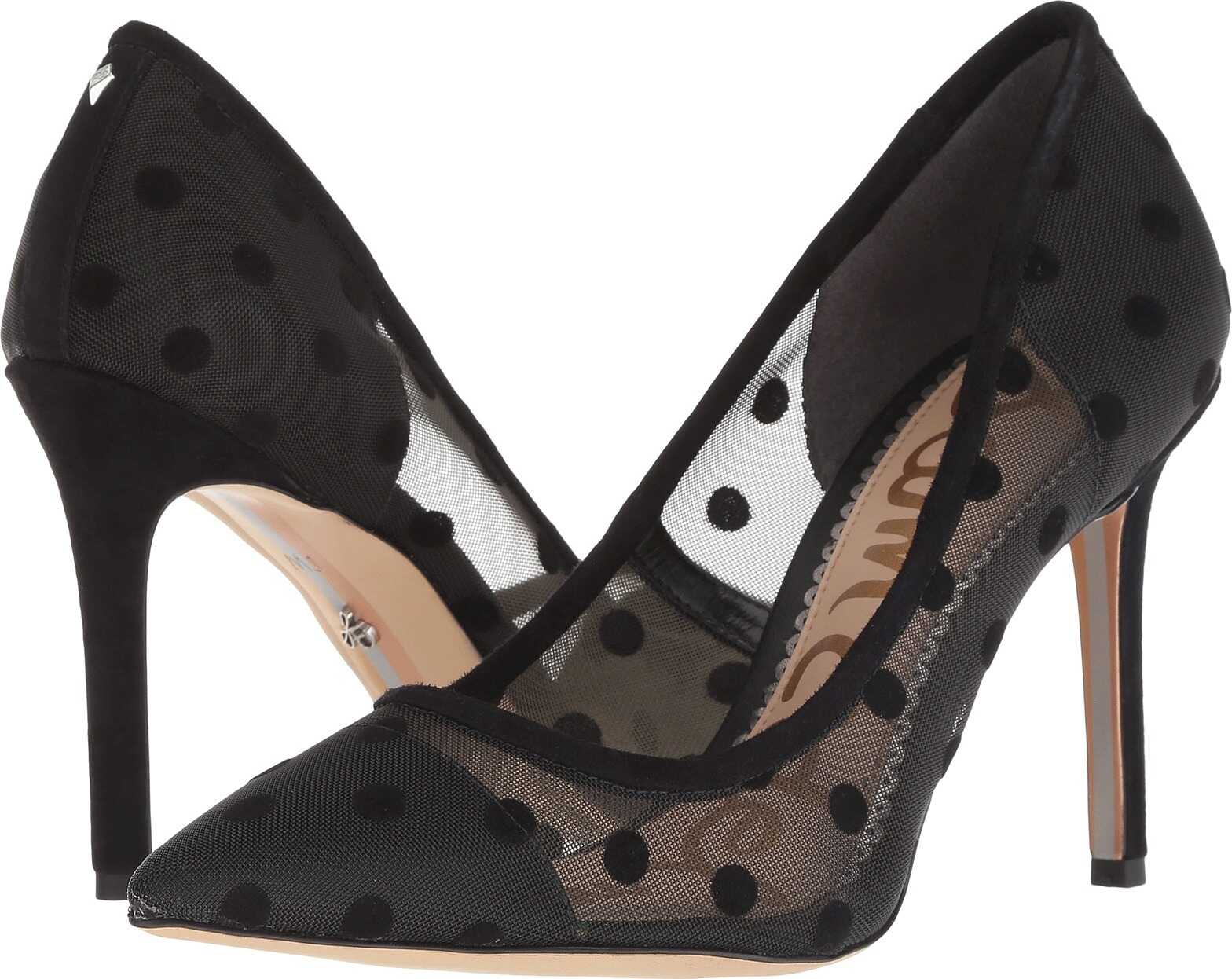 Sam Edelman Hazel Black Large Dotted Mesh