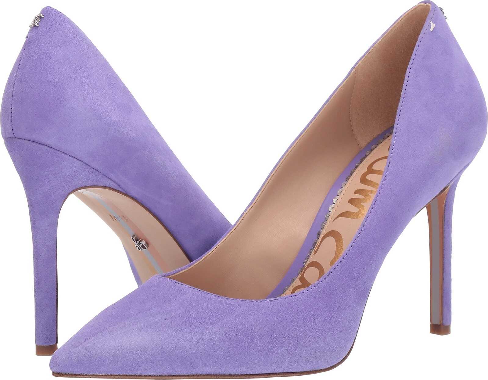 Sam Edelman Hazel Wild Lavender Kid Suede Leather