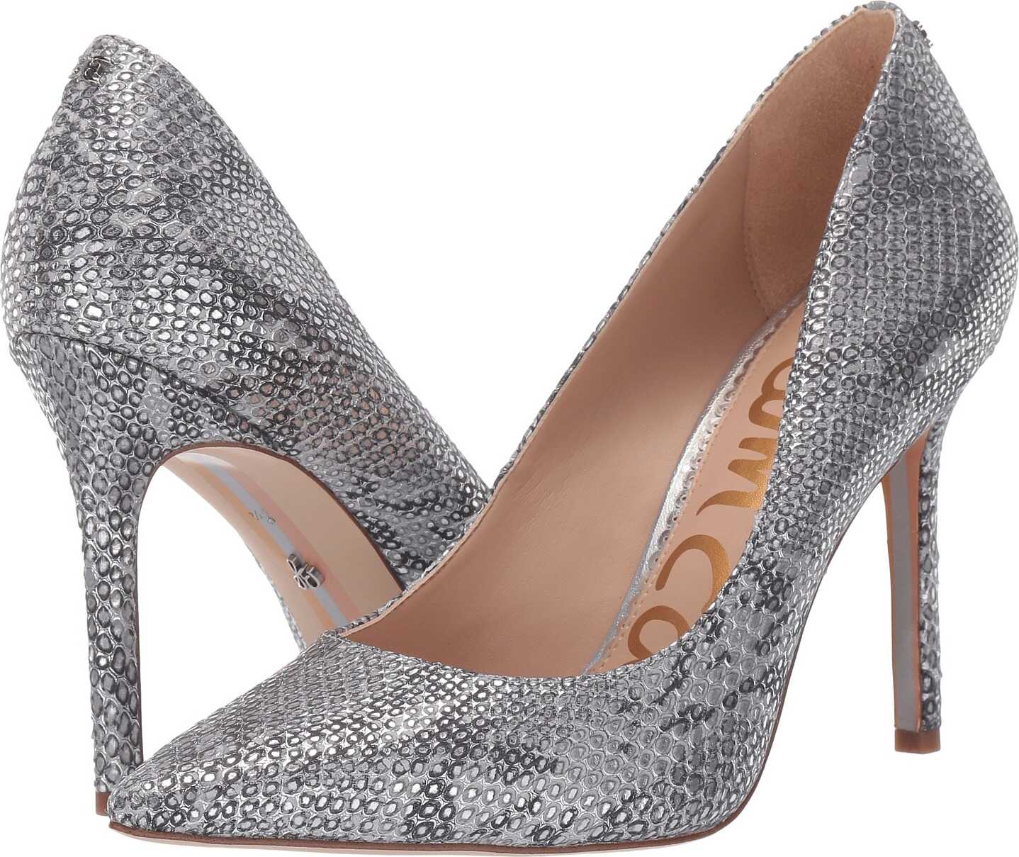 Sam Edelman Hazel Soft Silver Tropical Snake Leather