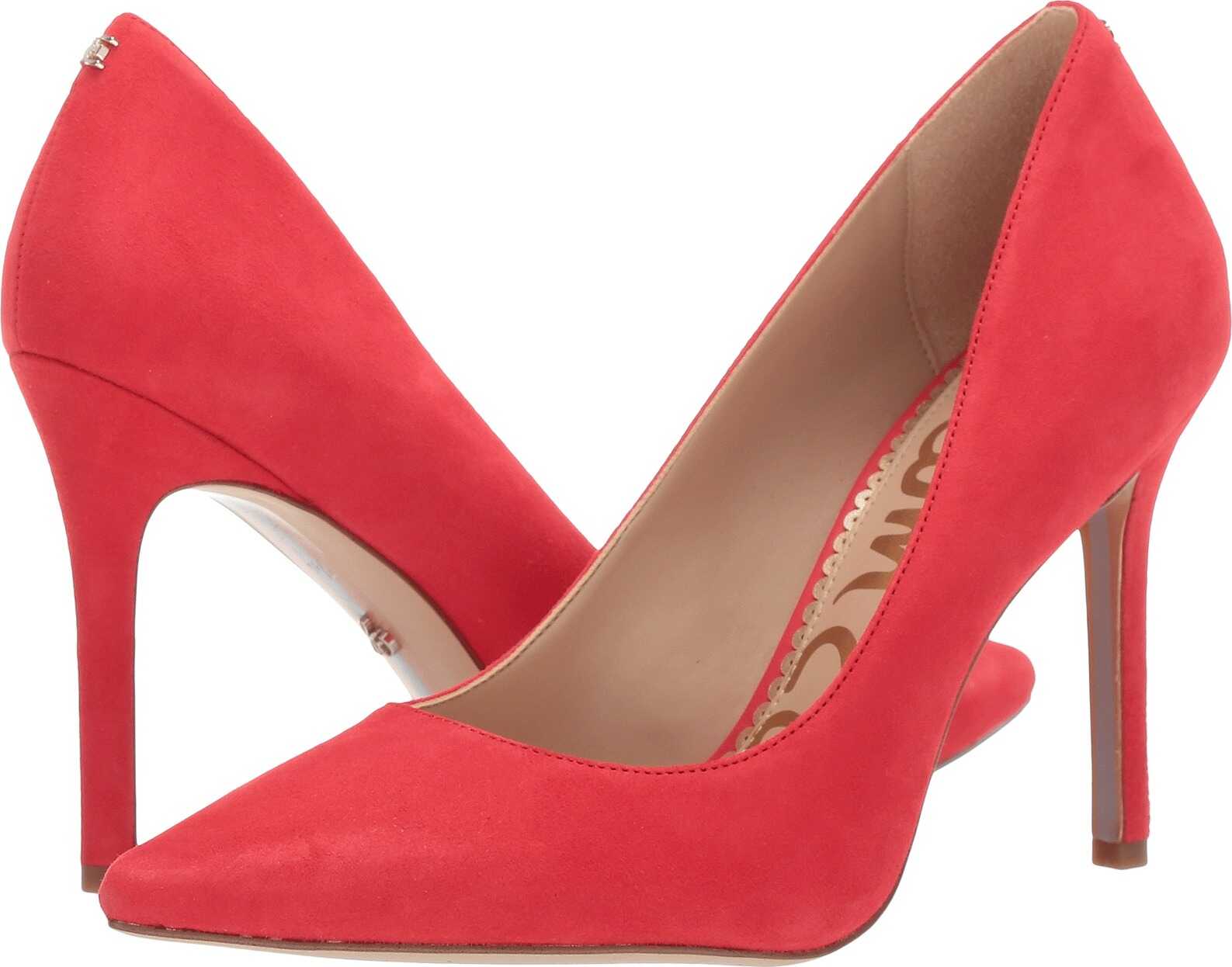 Sam Edelman Hazel Coral Punch Kid Suede Leather 1