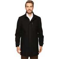 Geci de Puf Wool Zip Front City Coat Barbati