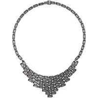 Coliere Hangtag Baguette Bib Necklace Femei
