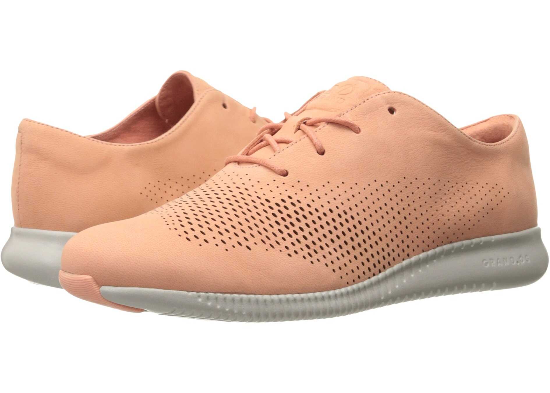 Pantof Cole Haan 2.0 Grand Laser Wing Oxford Nectar Nubuck/Vapor Grey