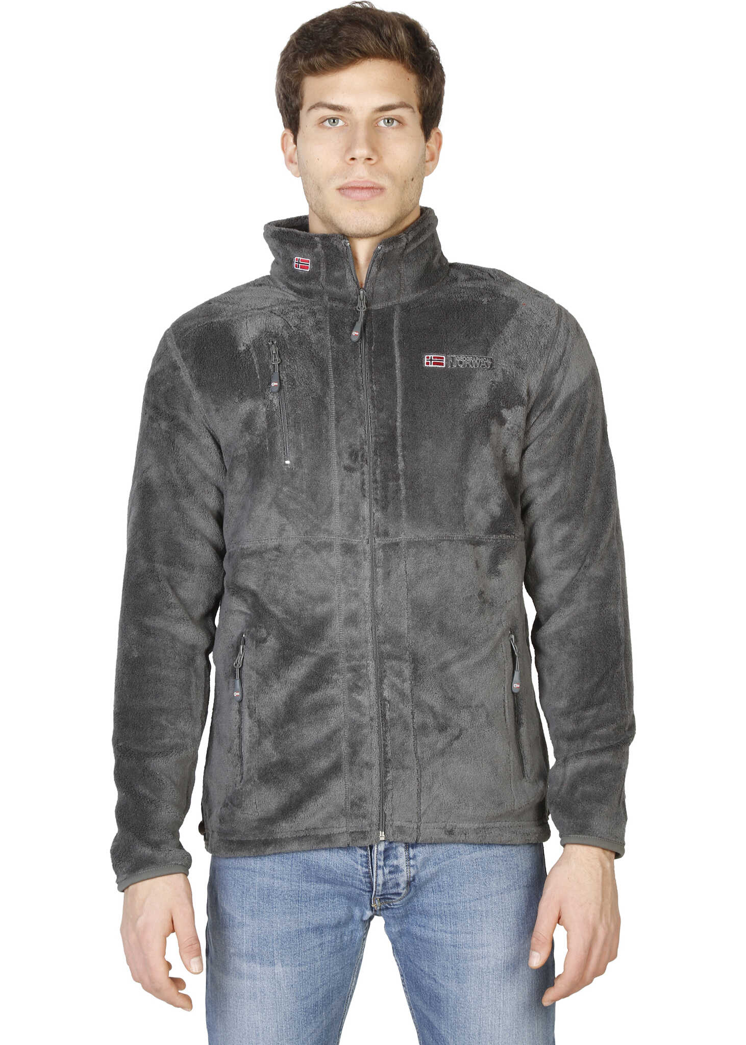 Bluza Geographical Norway Upload_Man GREY