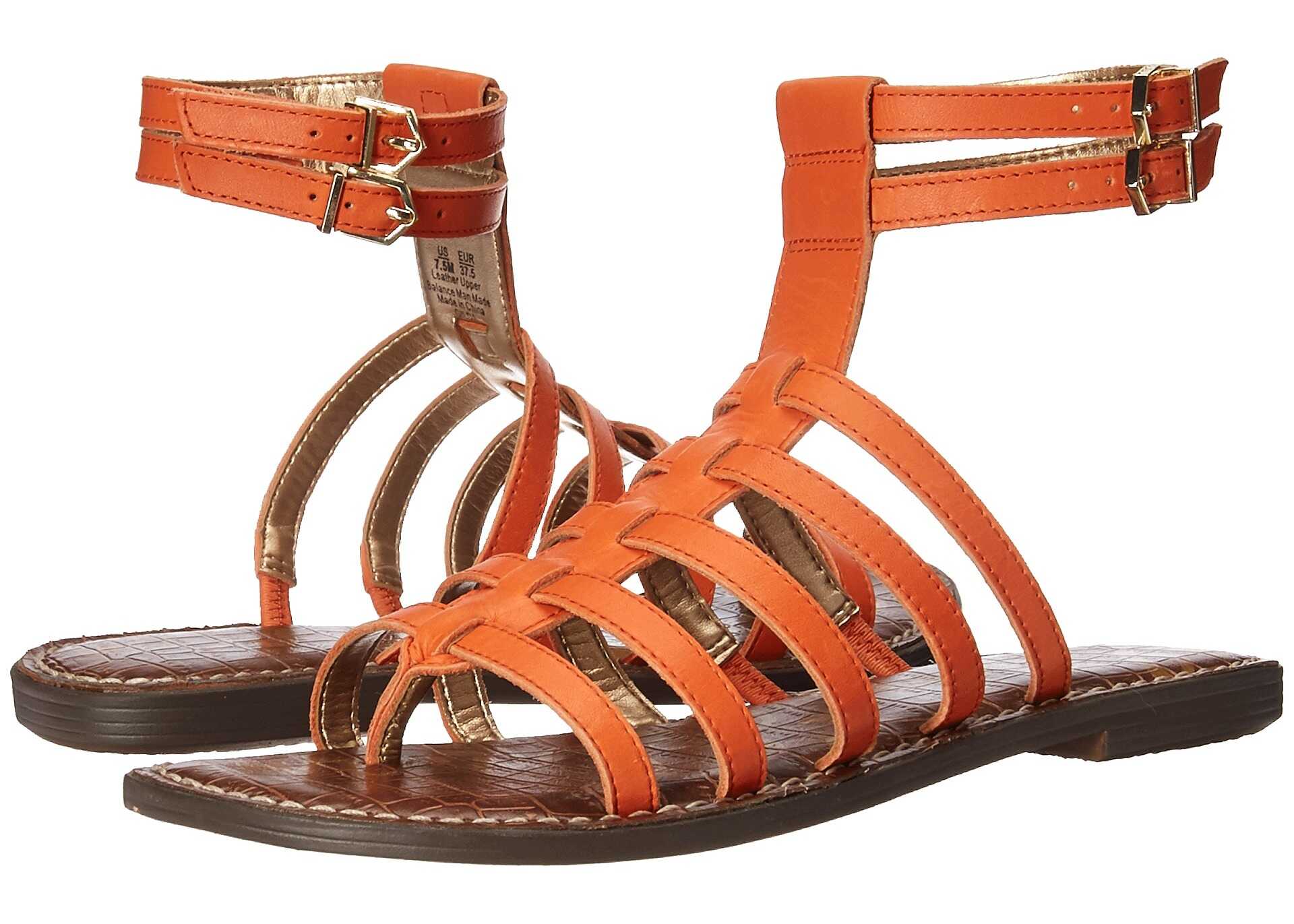 Sandala Sam Edelman Gilda Tangelo Vaquero Saddle Leather