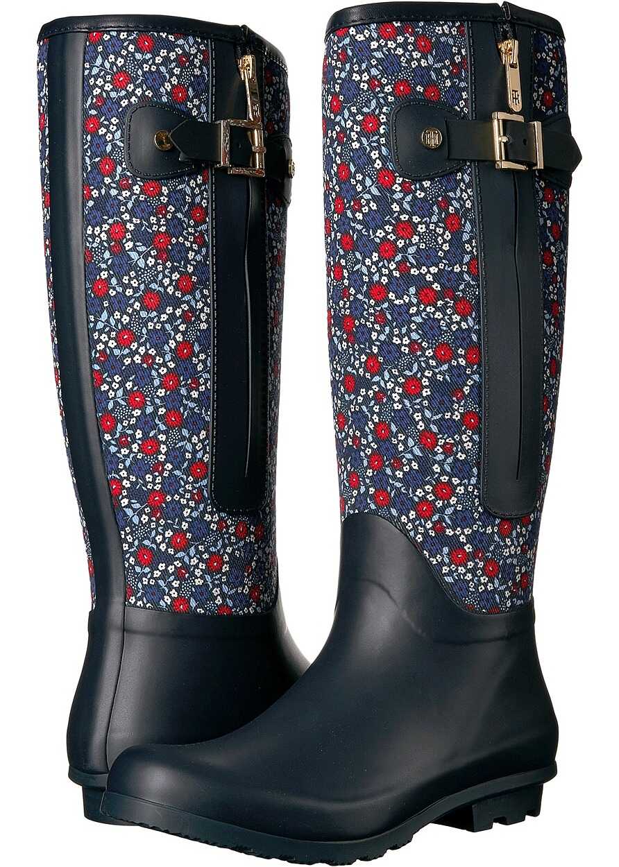 Gheata Tommy Hilfiger Mela Dark Blue Multi/Marine