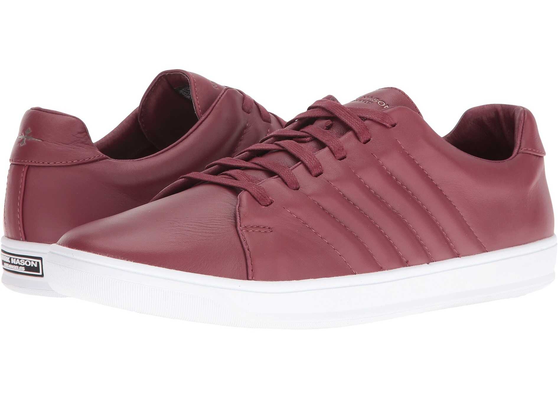 Tenis Mark Nason Caprock Dark Red Leather