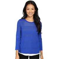 Pulovere Perforated Sweater Twofer Femei