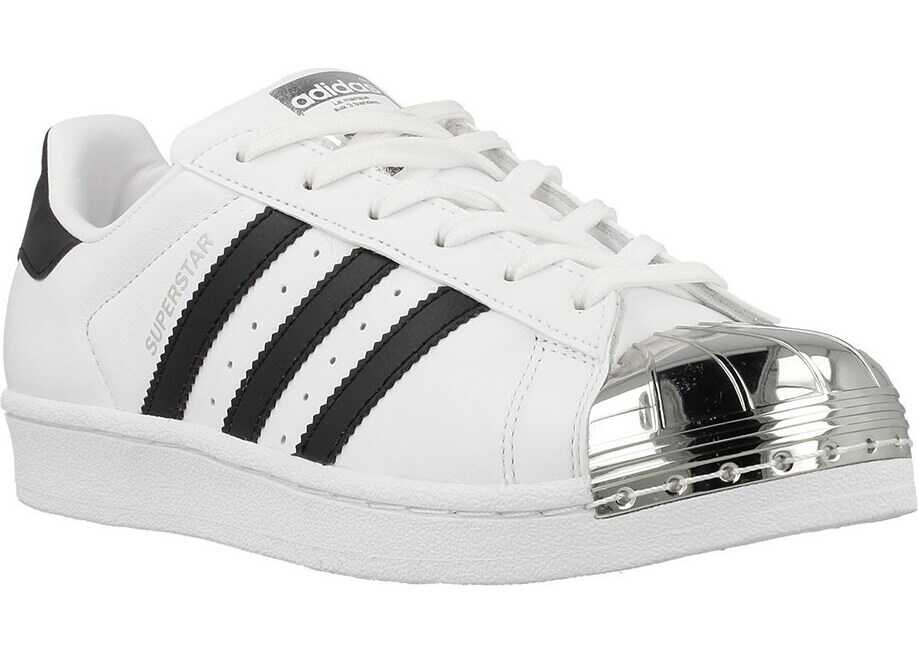adidas Superstar Metal Toe White BB5114 ALB/NEGRE/DE ARGINT