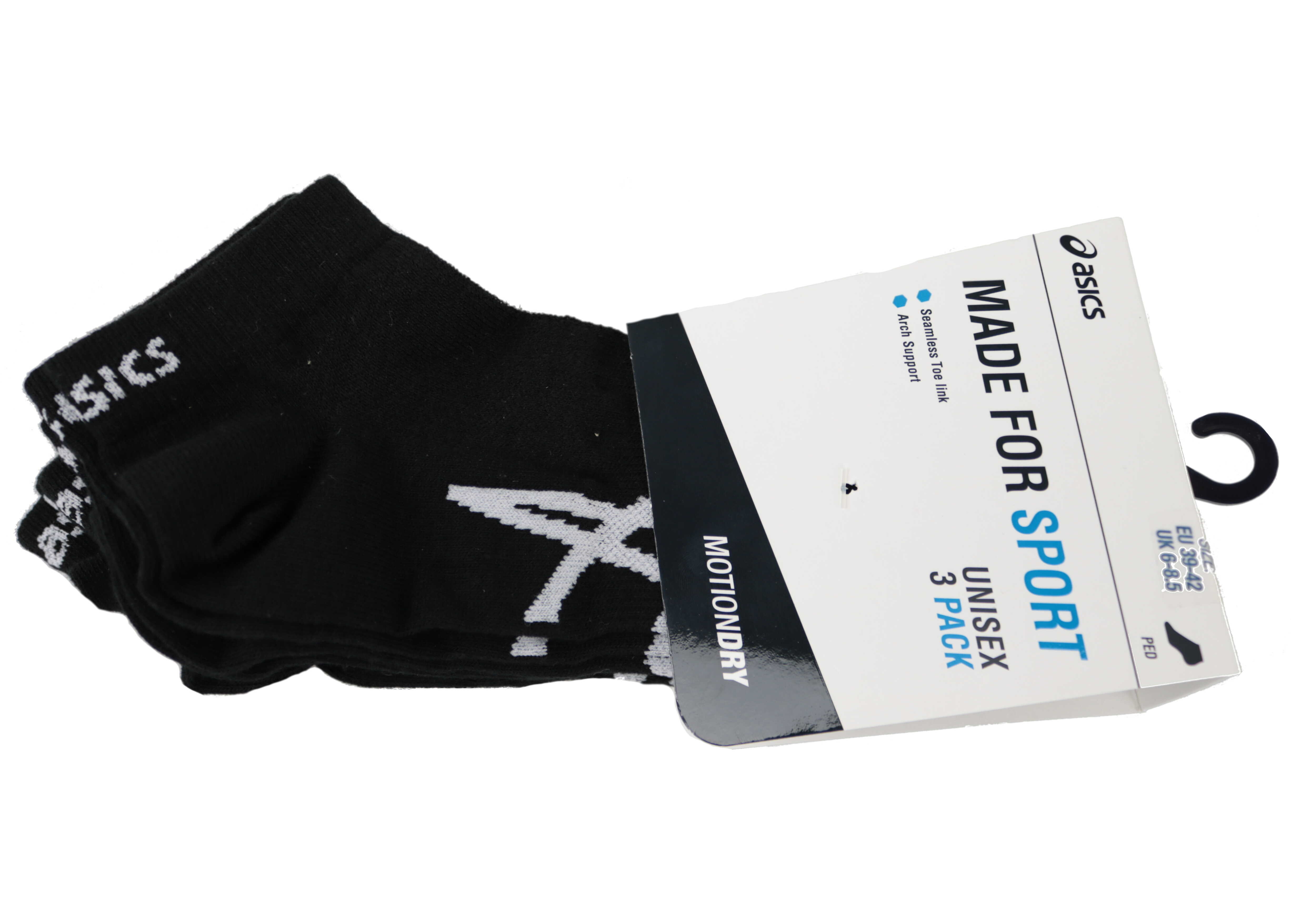 Soseta ASICS 3PPK Ped Sock Black