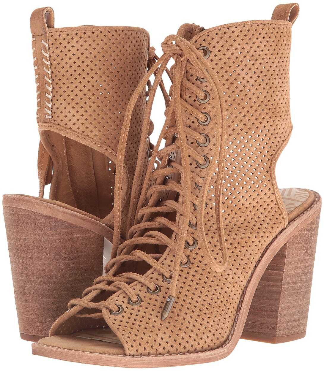 Botina Dolce Vita Lira Tan Suede