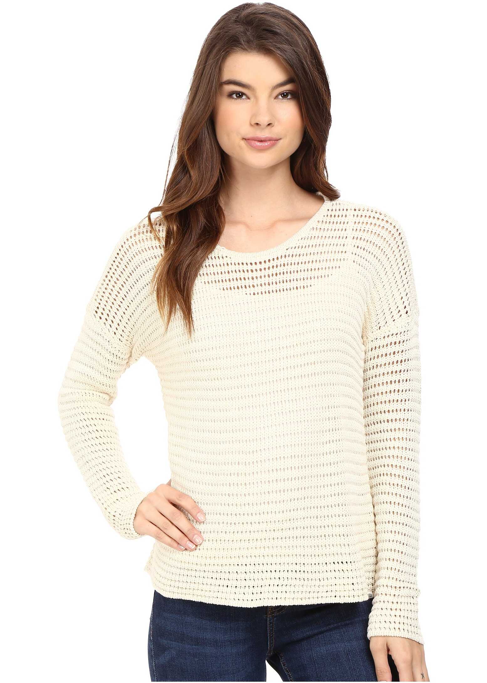 Pulover Volcom Hold On Tight Crew Sweater Vintage White