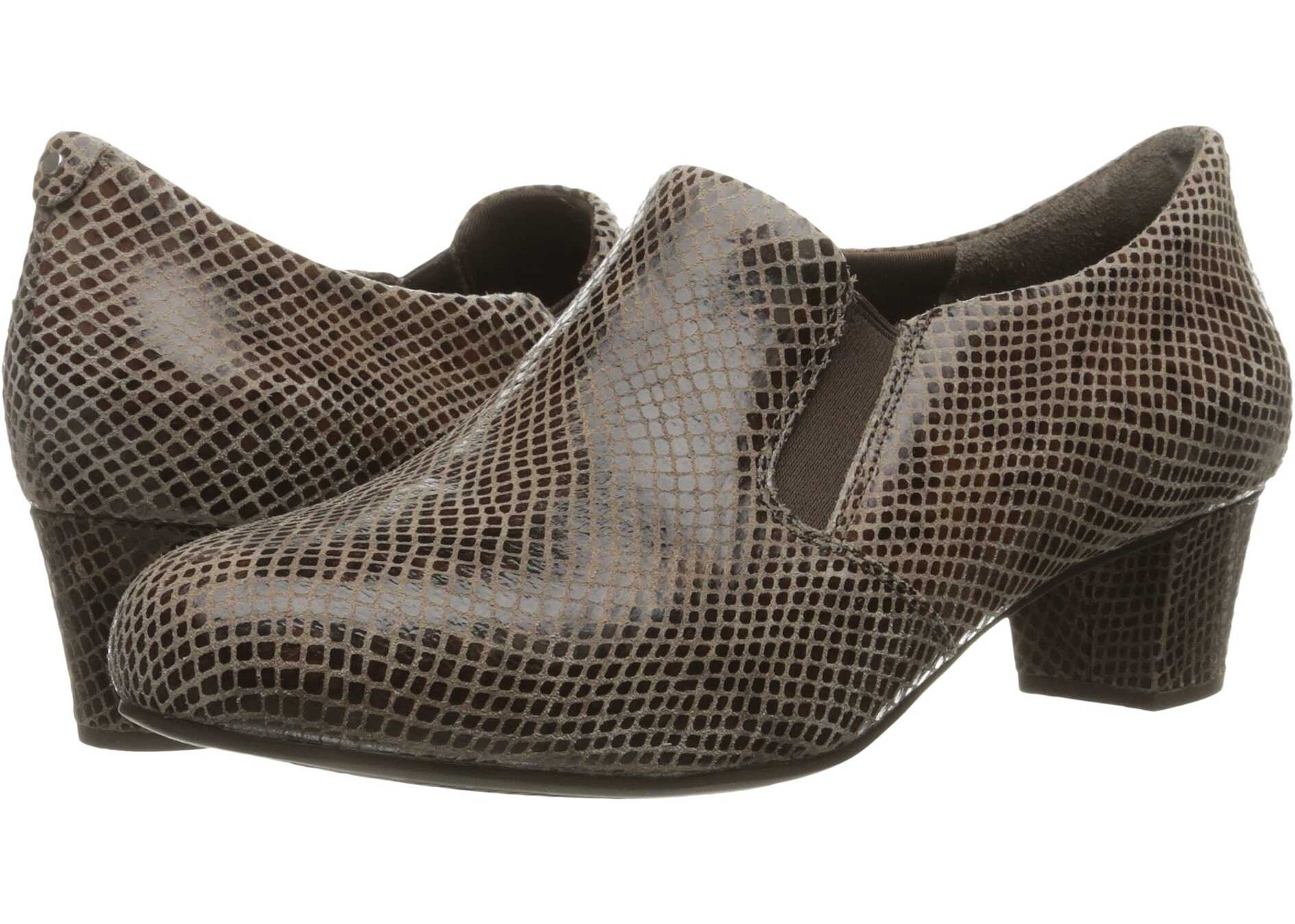 Pantof Rockport Total Motion Cherene New Taupe Shiny Python