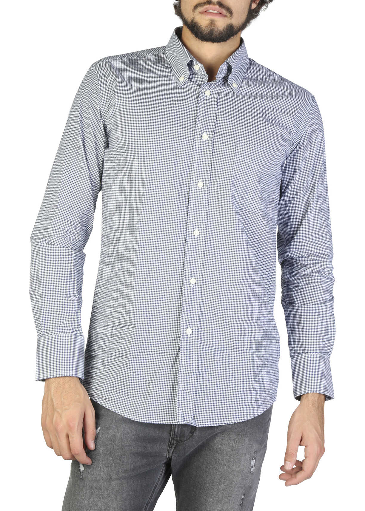 Camasa Diane von Furstenberg Helmut Blue