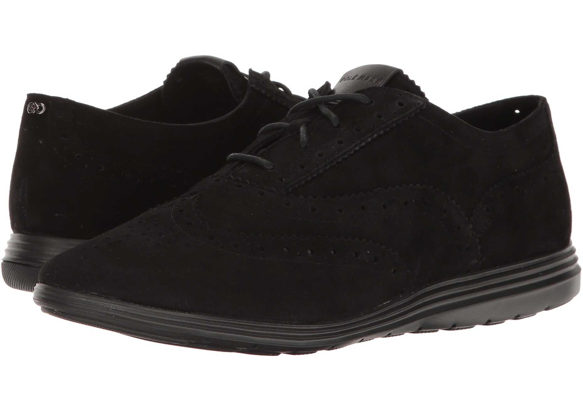 Pantof Cole Haan Grand Tour Oxford Black Suede/Black