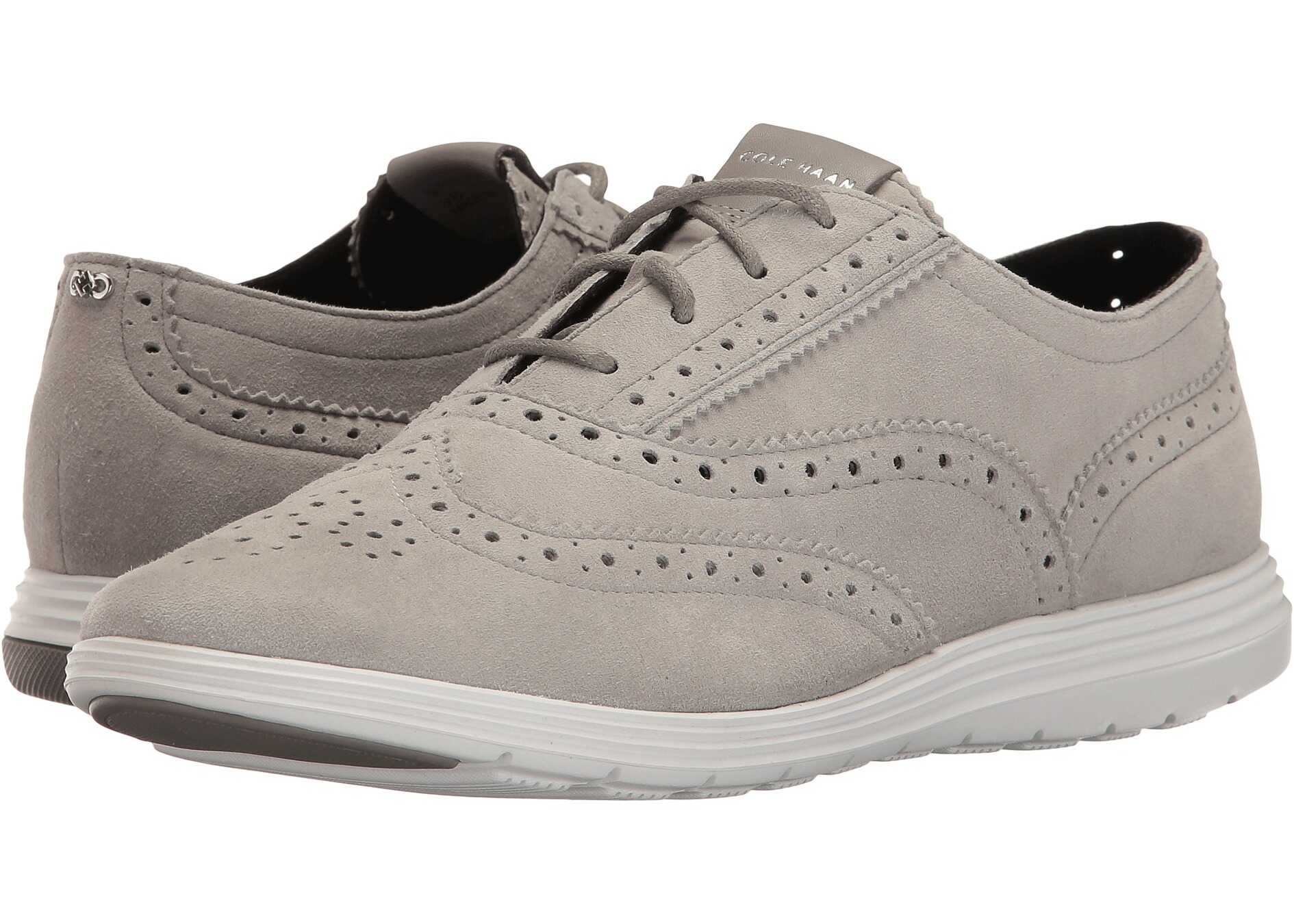 Cole Haan Grand Tour Oxford Ironstone Suede/Optic White