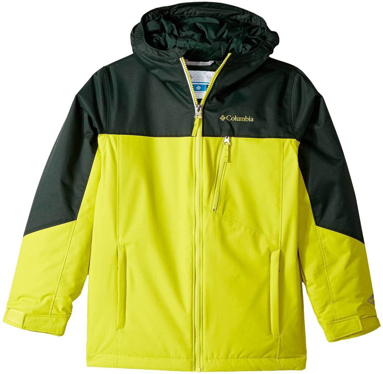 Geaca Columbia Kids Double Grab Jacket (Little Kids/Big Kids) Deep Woods/Ginkgo