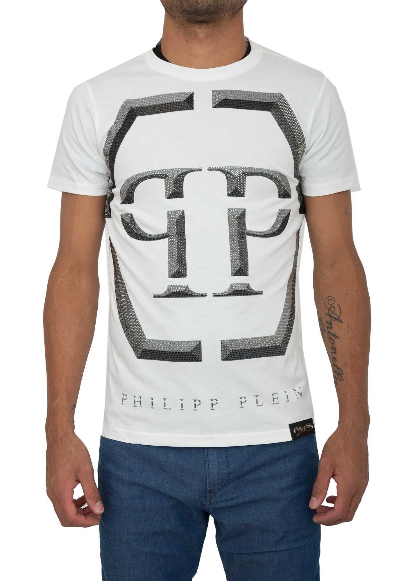 Tricou Philipp Plein 16594EC2 WHITE