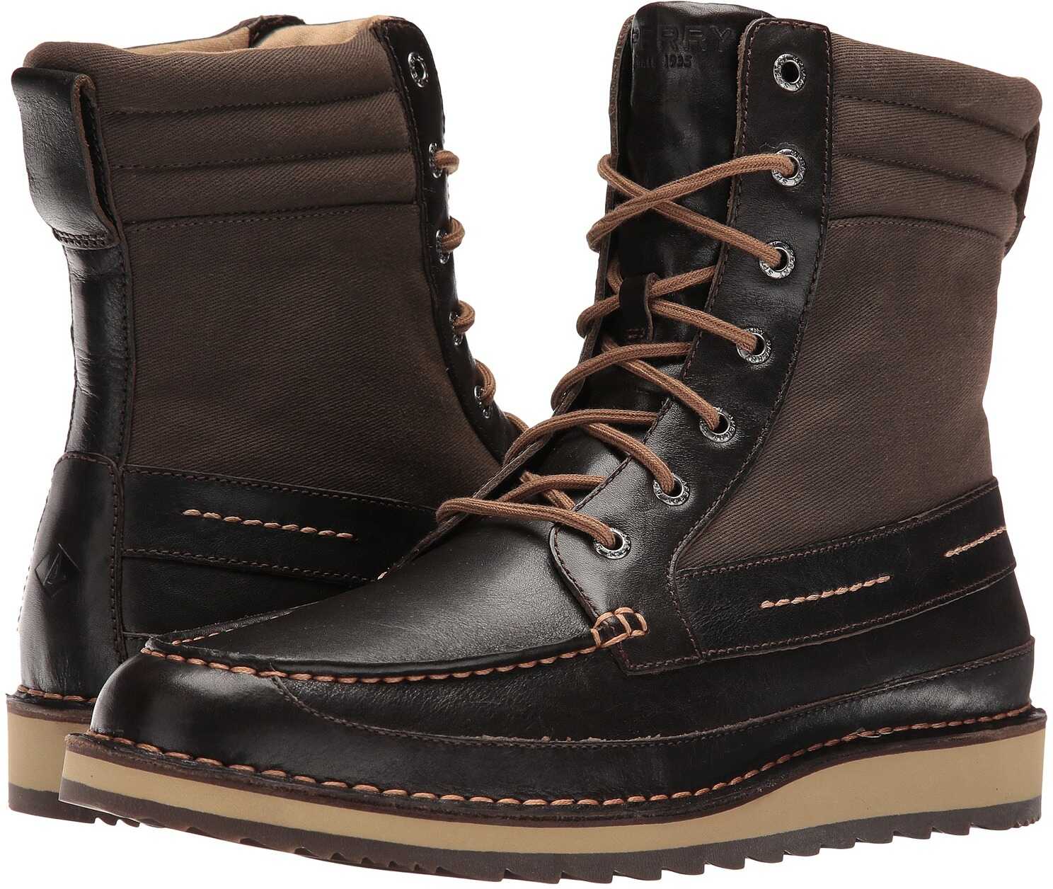 Gheata Sperry Top-Sider Dockyard Boot Dark Brown