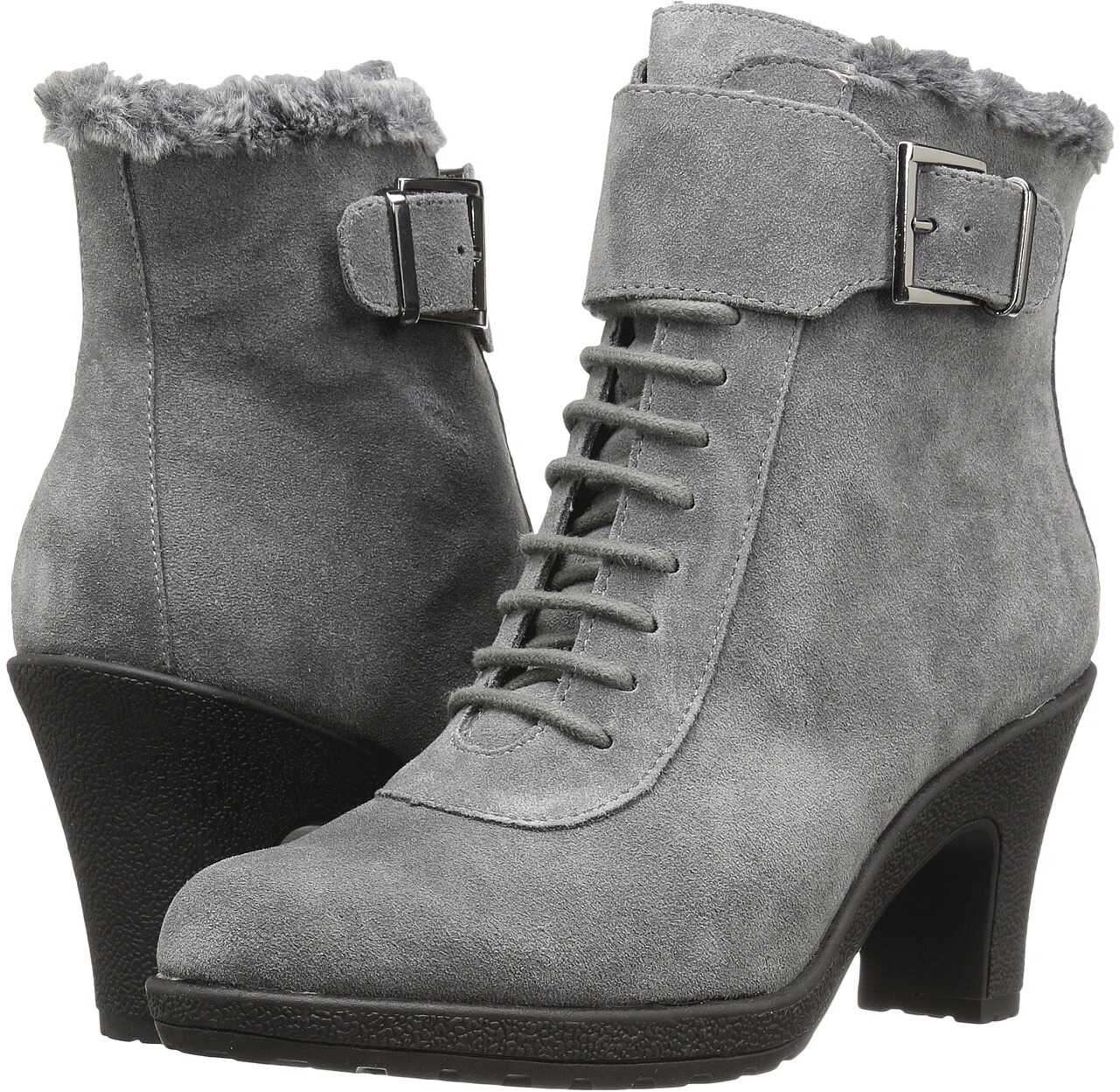 Gheata Aerosoles Rufflection Dark Gray Suede