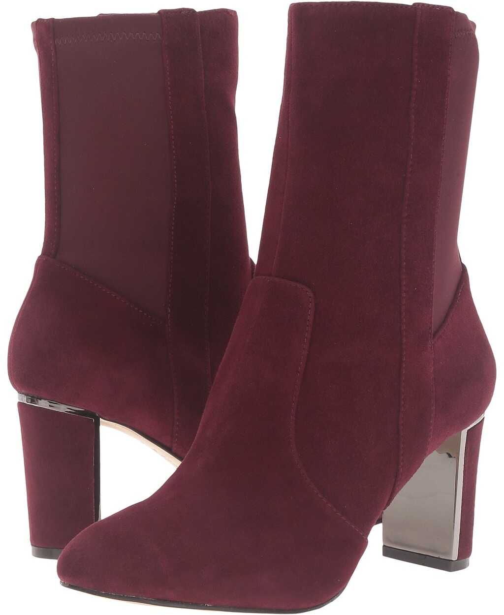 Tahari Ciel Wine Suede