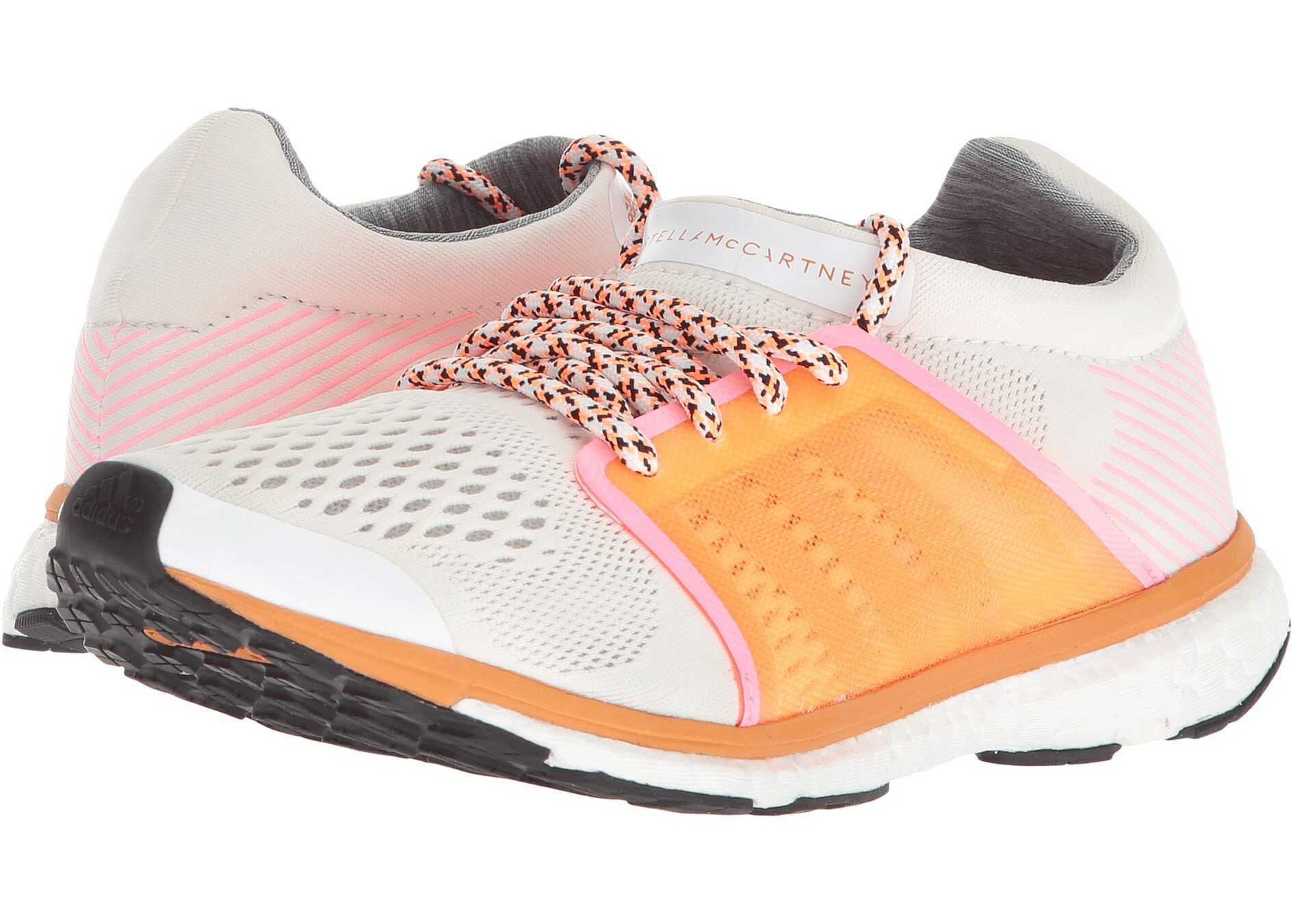 adidas by Stella McCartney Adizero Adios Core White/Glow Orange S14/Hyper Pop F12