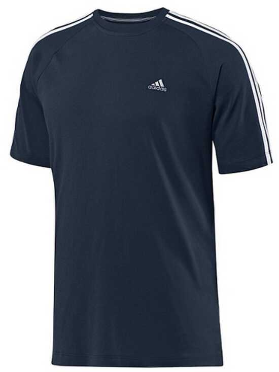 Tricou adidas CR Ess 3S Crew Tee Blue