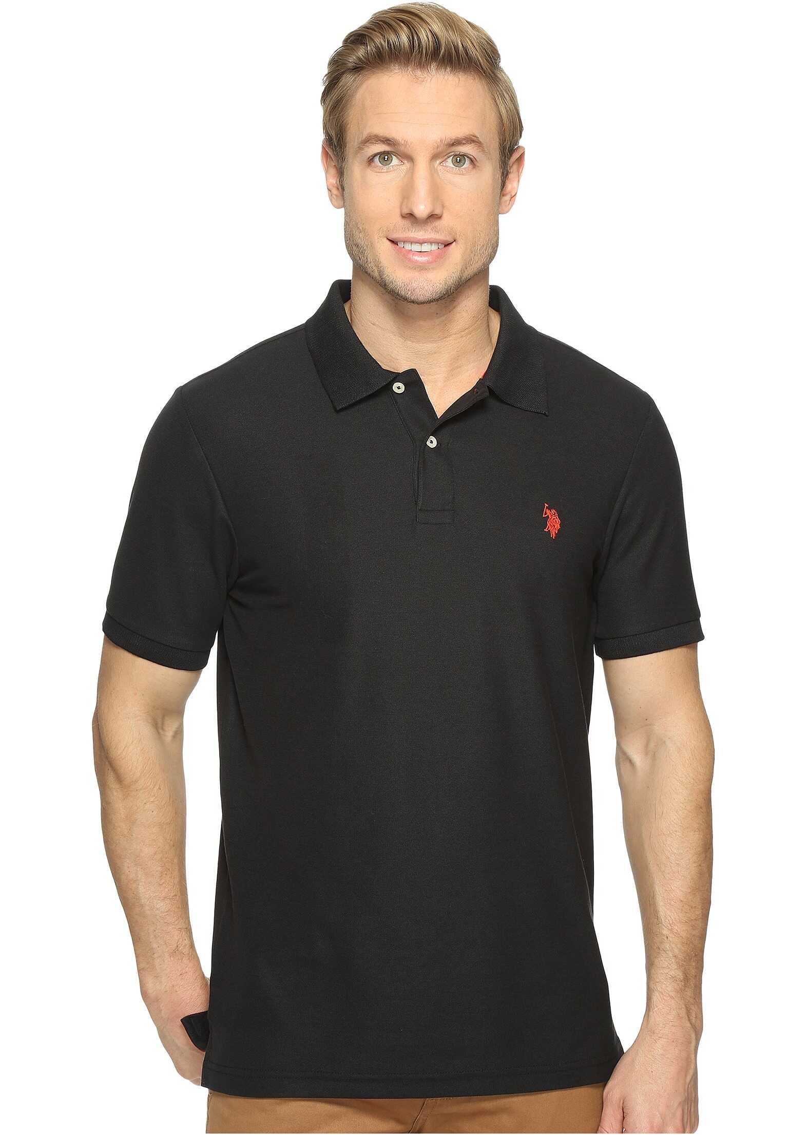 Tricou U.S. POLO ASSN. Ultimate Pique Polo Shirt Black