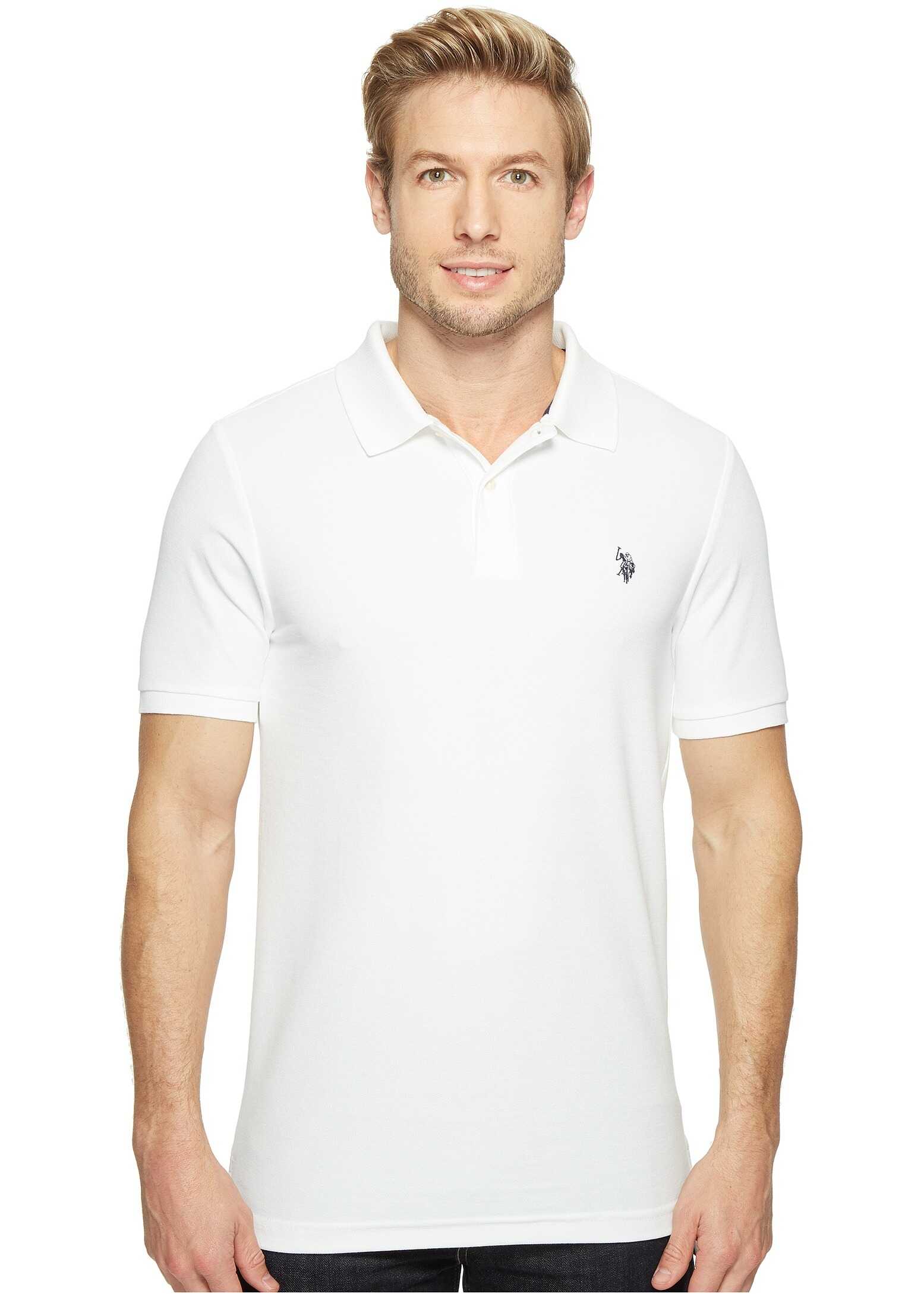 U.S. POLO ASSN. Ultimate Pique Polo Shirt White