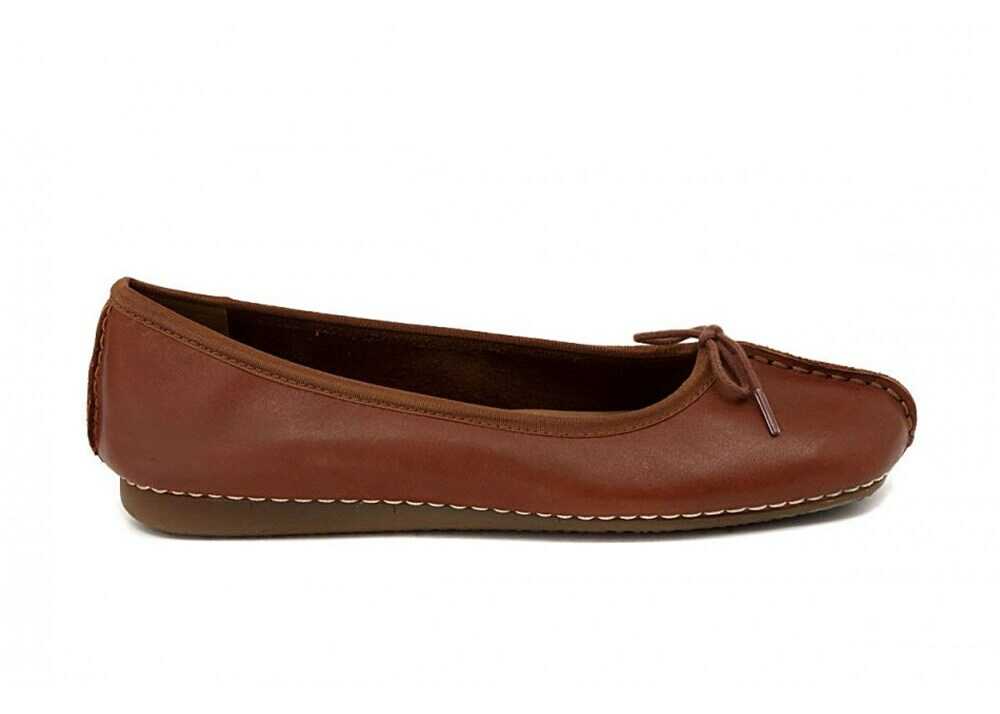 Balerin Clarks Freckle DK Tan Brown