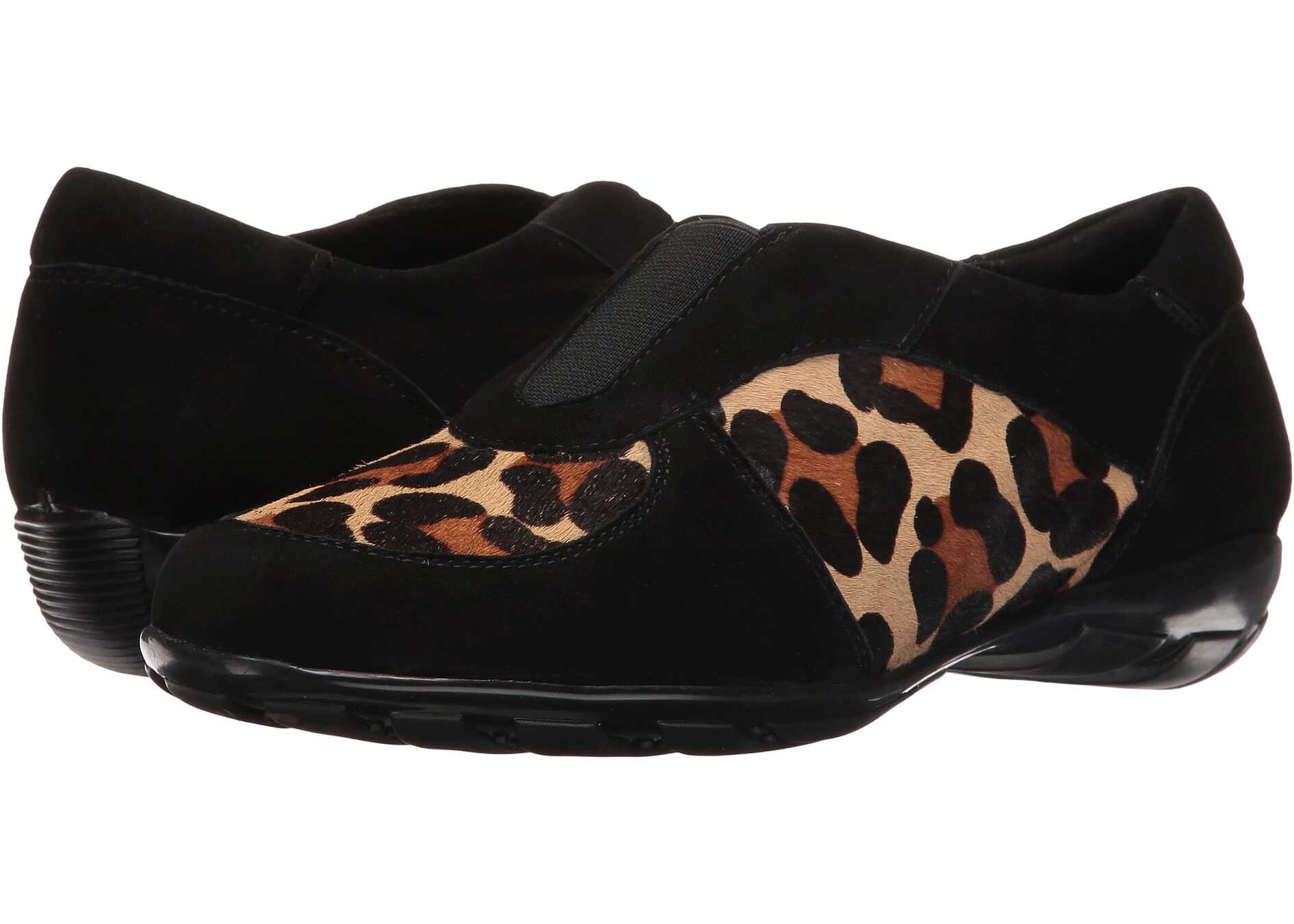 Mocasin Vaneli Aimee Camel Chag Hairy Calf/Black Suede