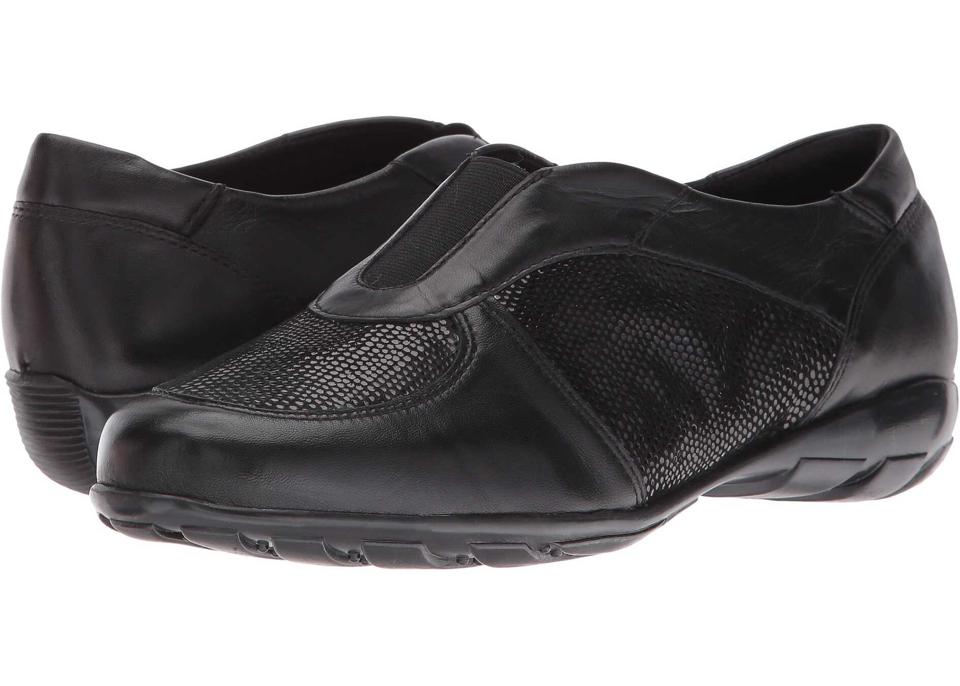 Mocasin Vaneli Aimee Black E-Print/Black Nappa