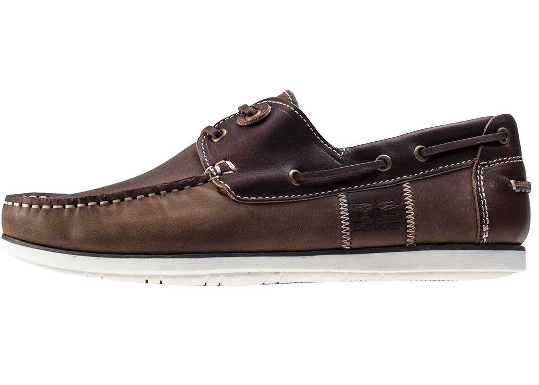 Pantof Barbour Capstan Boat Shoes In Brown Brown Brown