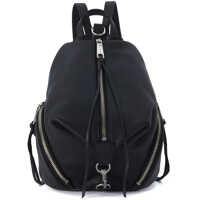 Rucsacuri Model Medium Julian Black Tumbled Leather Backpack Femei
