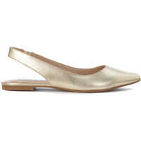 Sandale Steve Madden Villa Golden Laminated Leather Pointed Sandal