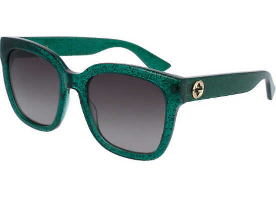 Gucci GG0034S 007-GREEN-GREEN-BROWN