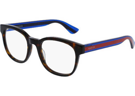 Gucci GG0005O 003-HAVANA-BLUE-TRANSPARE