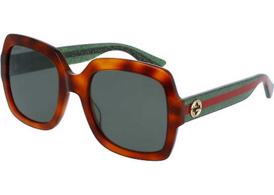 Gucci GG0036S 003-HAVANA-GREEN-GREEN