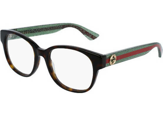 Gucci GG0040O 002-HAVANA-GREEN-TRANSPAR