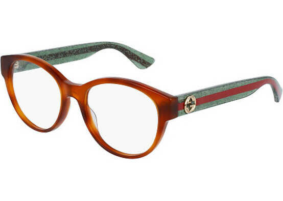Gucci GG0039O 002-HAVANA-GREEN-TRANSPAR