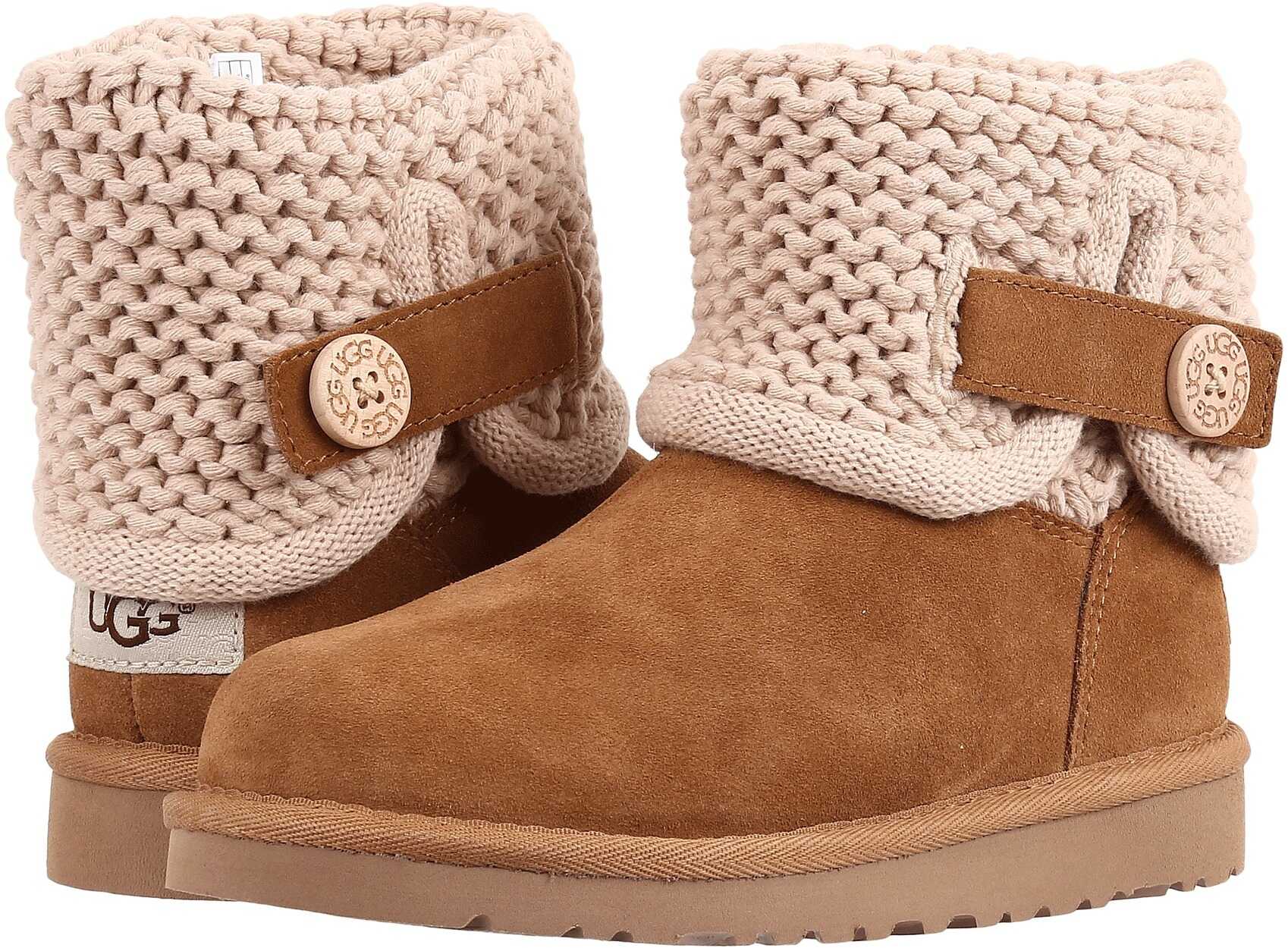 Gheata UGG Kids Darrah (Little Kid/Big Kid) Chestnut