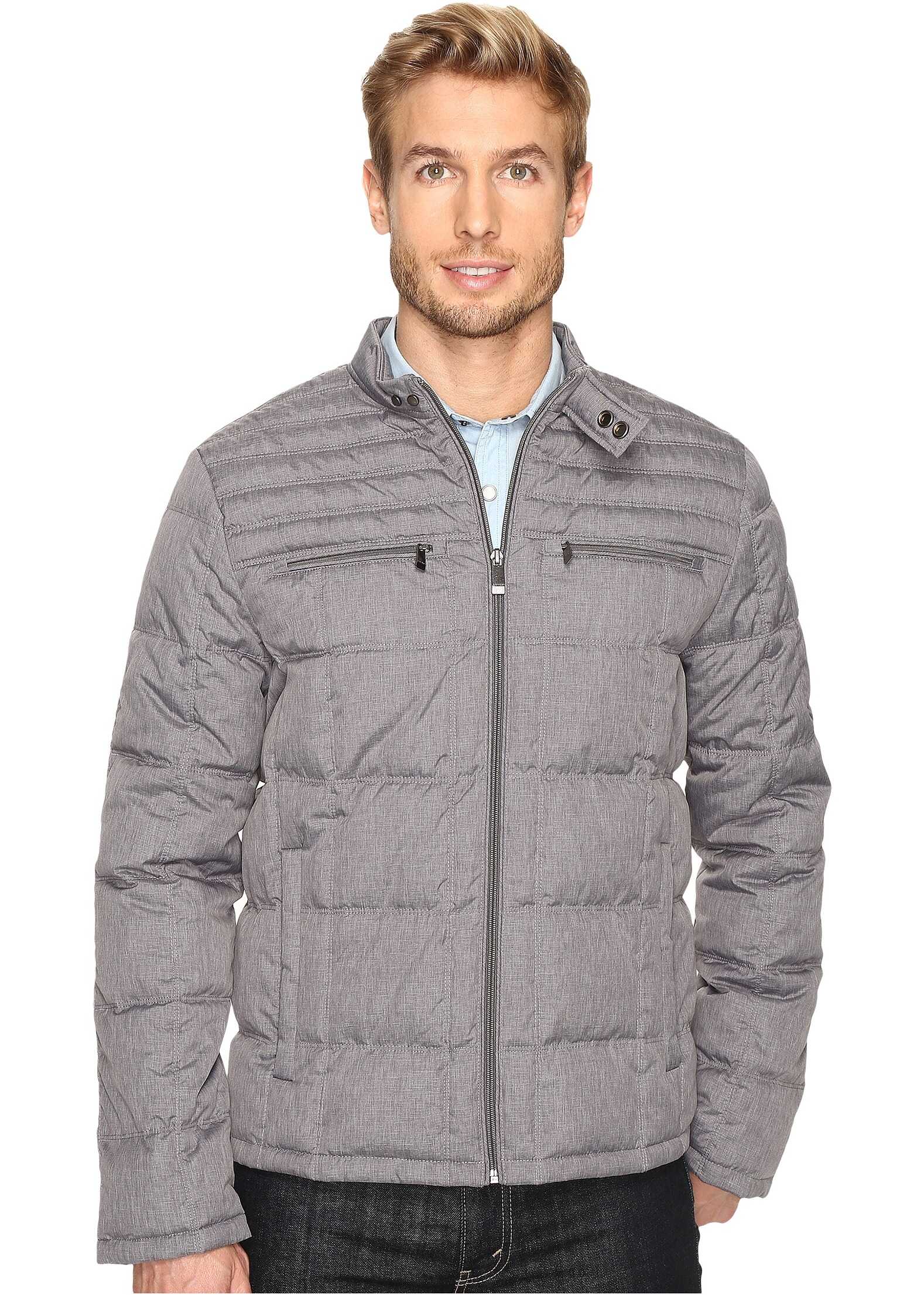 Geaca Calvin Klein Space Dye Puffer Jacket Battleship