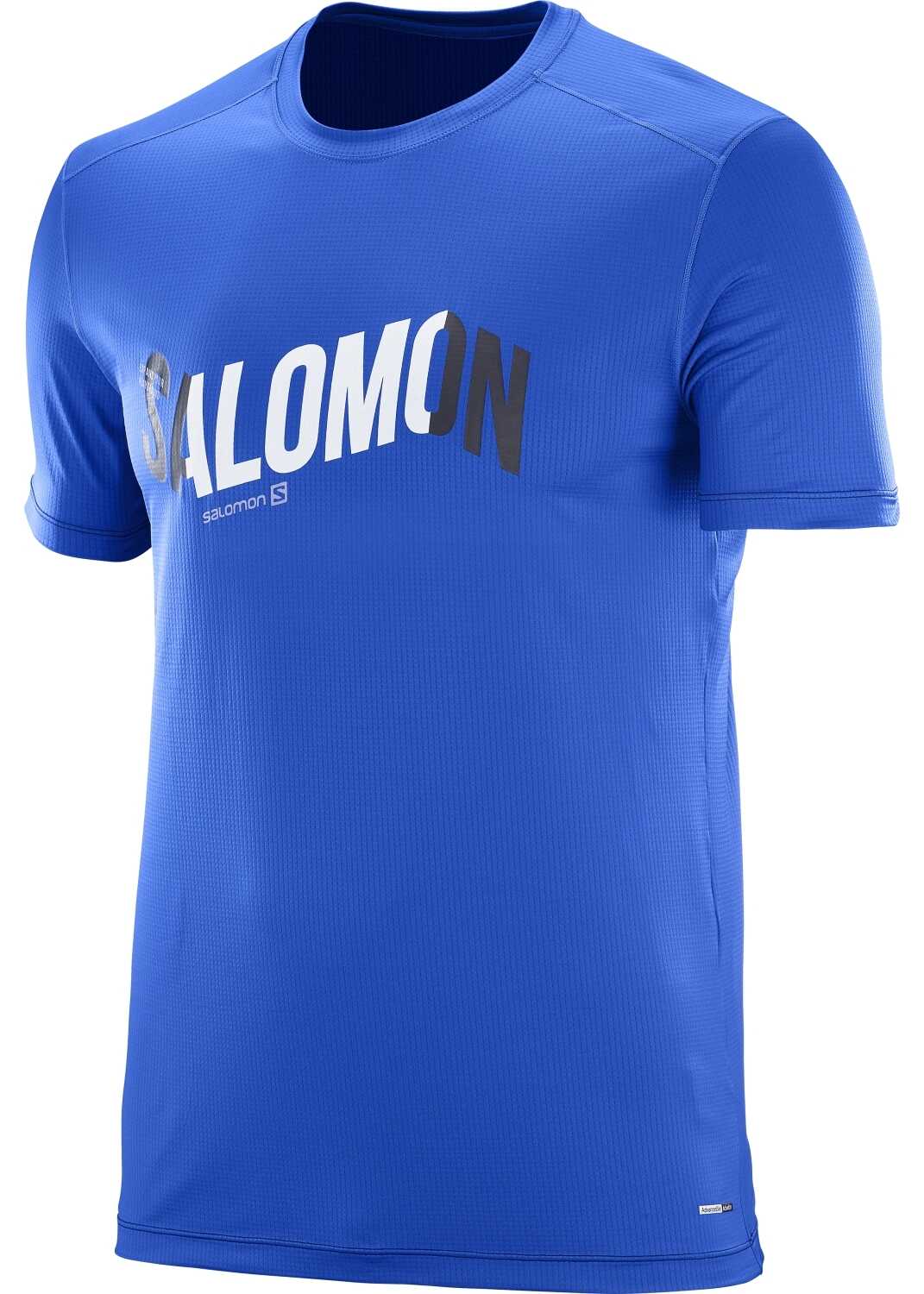 Salomon Cosmic Logo Ss Tee Albastru