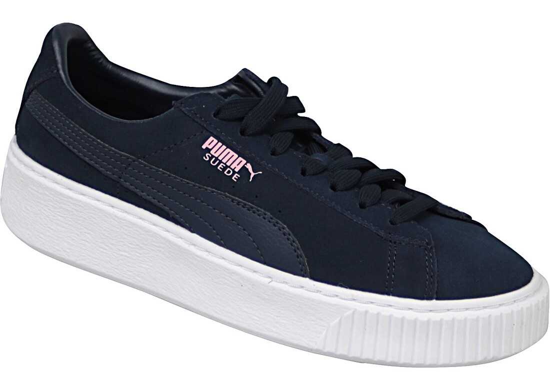 Tenis PUMA Suede Platform JR Blue