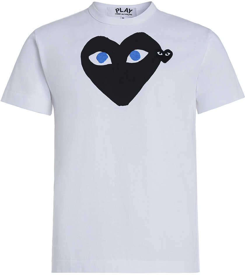 Comme des Garçons Play White T-Shirt Play By Comme De Garcon With Black Heart White Comme des Garçons Play White T-Shirt Play By Comme De Garcon With Black Heart White