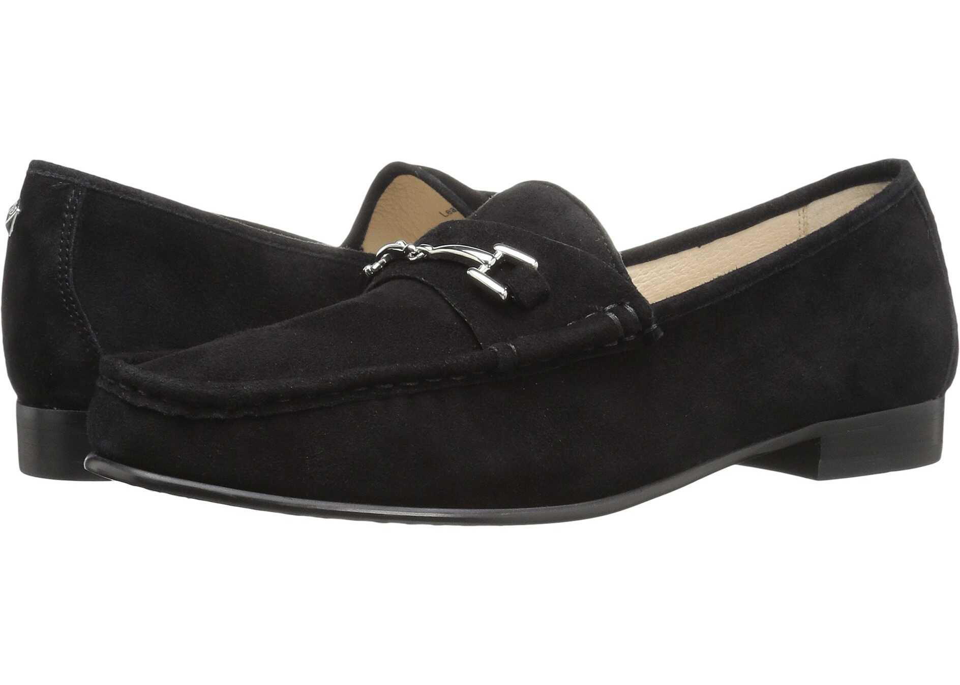 Mocasin Sam Edelman Talia Black Kid Suede Leather