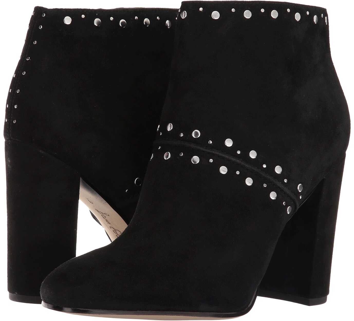 Gheata Sam Edelman Chandler Black Kid Suede Leather