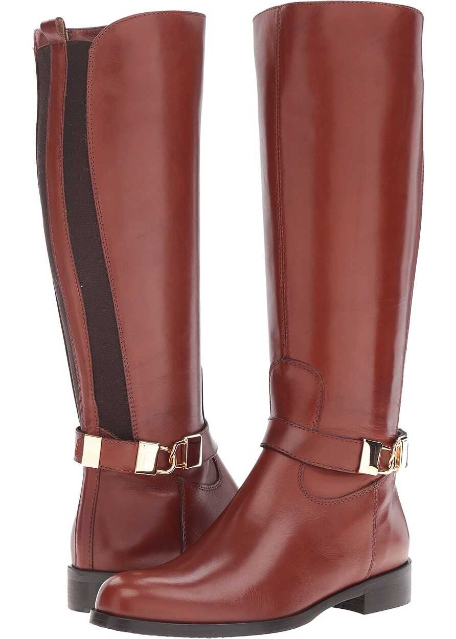 Gheata Massimo Matteo Flat Calf Locket Boot Cuoio