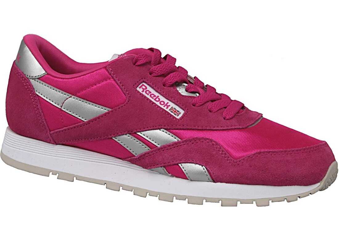 Tenis Reebok Cl Nylon Pink,Silver